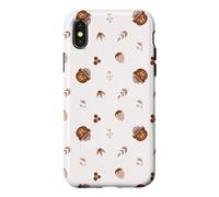 Carcasa para iPhone X/XS Smokey Bear Cute Outdoor Hiking Pattern