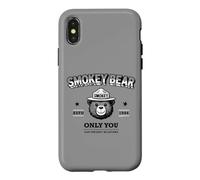 Carcasa para iPhone X/XS Smokey Bear Cute Retro Logo Only You Can Prevent Wildfires