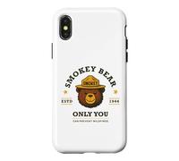 Carcasa para iPhone X/XS Smokey Bear Cute Retro Logo Only You Can Prevent Wildfires