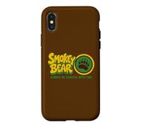 Carcasa para iPhone X/XS Smokey Bear Paw Always Be Careful with Fire
