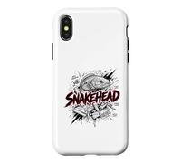Carcasa para iPhone X/XS Snakehead Predator Jungle Swamp Pescador