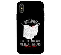 Carcasa para iPhone X/XS Sobreviví al Impacto del meteorito de Cleveland el 17 de