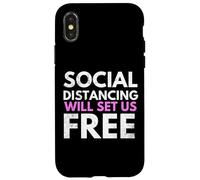 Carcasa para iPhone X/XS Social Distancing Will Set Us Free