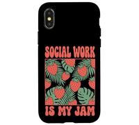 Carcasa para iPhone X/XS Social Work Is My Jam Bienestar Infantil