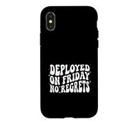 Carcasa para iPhone X/XS Software Engineer Deployed On Friday No Regrets