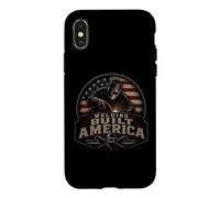 Carcasa para iPhone X/XS Soldadura Built America Soldador Vintage USA