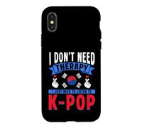 Carcasa para iPhone X/XS Solo Necesito Escuchar música Pop Coreana K-Pop K-Pop