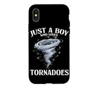 Carcasa para iPhone X/XS Solo un Chico Que ama tornados Storm Chasing Storm Hunter