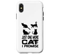 Carcasa para iPhone X/XS Solo un Gato más, lo Prometo: Cat Cats, Amante de los Gatos