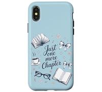 Carcasa para iPhone X/XS Solo un Libro de capítulos más Love Cozy Bookworm Reading