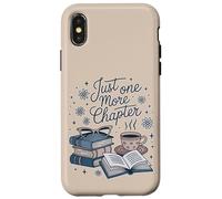 Carcasa para iPhone X/XS Solo un Libro de capítulos más Love Cozy Bookworm Reading