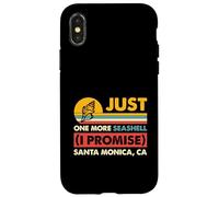 Carcasa para iPhone X/XS Solo una Concha más te Prometo Santa Mónica California