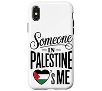 Carcasa para iPhone X/XS Someone In Palestine Loves Me Palestine Heart