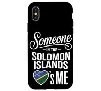 Carcasa para iPhone X/XS Someone In The Solomon Islands Loves Me Heart