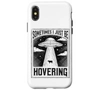 Carcasa para iPhone X/XS Sometimes I Just Be Floping Funny Cow Get Beamed Retro