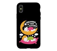 Carcasa para iPhone X/XS Soñando con Sus futuros Niños Dormir Diseño