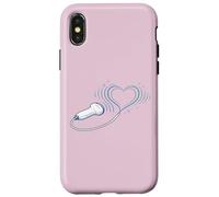 Carcasa para iPhone X/XS Sonógrafo Ultrasonido Tecnología Sonda Cardíaca Amor Escáner