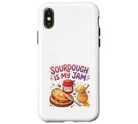 Carcasa para iPhone X/XS Sourdough Is My Jam Funny Baking for Women Bakers Moms