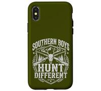 Carcasa para iPhone X/XS Southern Boys Hunt Different Vintage Hunting Season