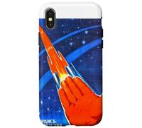 Carcasa para iPhone X/XS Soviet Union USSR Retro Propaganda Space CCCP T-Shirt