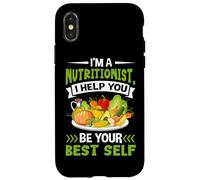 Carcasa para iPhone X/XS Soy nutricionista Te ayudo a ser tu Mejor yo