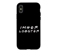 Carcasa para iPhone X/XS Soy Su Langosta Relación Divertida Pareja Cita