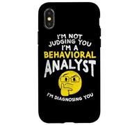 Carcasa para iPhone X/XS Soy un Analista de Comportamiento Que te diagnostica conductismo