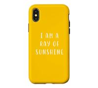 Carcasa para iPhone X/XS Soy un Rayo de Sol Declaración motivadora Inspiradora