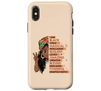 Carcasa para iPhone X/XS Soy una niña Negra mágica del Mes de la Historia de Las niñas africanas para niños