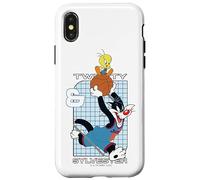 Carcasa para iPhone X/XS Space Jam: A New Legacy Tweety and Sylvester