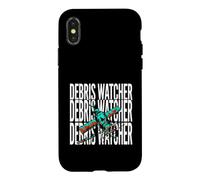 Carcasa para iPhone X/XS Space Junk Debris Watcher Satellite Tracker