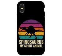 Carcasa para iPhone X/XS Spinosaurus Retro Sunset My Spirit Animal