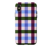 Carcasa para iPhone X/XS Spring Frost Checkered