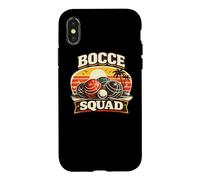 Carcasa para iPhone X/XS Squadra Italiana di giocatori di Bocce retrò Bocce Squad