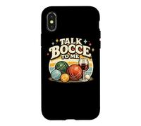 Carcasa para iPhone X/XS Squadra Italiana di giocatori di Bocce Talk Bocce To Me