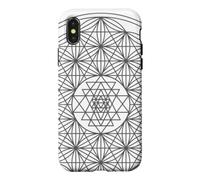 Carcasa para iPhone X/XS Sri Yantra/Sri Chakra Símbolo Meditación, Yoga, Trabajo Energético