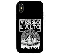 Carcasa para iPhone X/XS St Pier Giorgio Frassati Verso L'alto Montañas Escalador