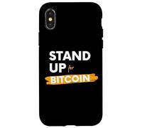 Carcasa para iPhone X/XS Stand Up For Bitcoin Cryptocurrency Is Freedom BTC Crypto
