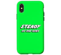 Carcasa para iPhone X/XS Steady as She Goes | 2000's Music Song White