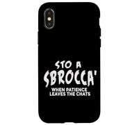 Carcasa para iPhone X/XS STO A Sbrocca’ - Frases Romanesco Aforismos Romanos