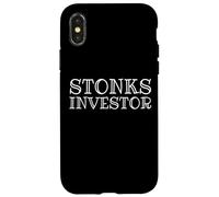 Carcasa para iPhone X/XS Stonks Investor Professional Stock Broker Securities Trading