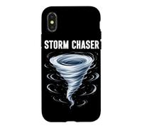 Carcasa para iPhone X/XS Storm Chaser Tornado Twisters Fenómenos meteorológicos Meteorología