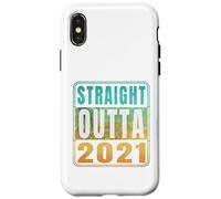 Carcasa para iPhone X/XS Straight Outta 2021 Classic Birth of Birthday Years Retro