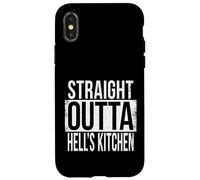 Carcasa para iPhone X/XS Straight Outta HELL'S Kitchen NY NYC
