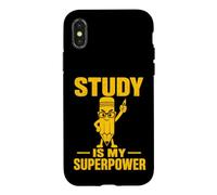 Carcasa para iPhone X/XS Studious Pencil Learning Strength Student Design
