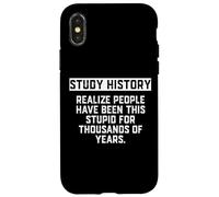 Carcasa para iPhone X/XS Study History People Have Been This Stupid For Years History