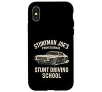 Carcasa para iPhone X/XS Stuntman Joe's Professional Stunt Driving School Test Pass