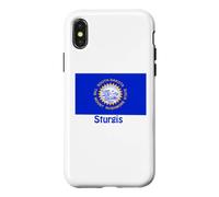 Carcasa para iPhone X/XS Sturgis South Dakota USA Flag Souvenir