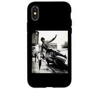 Carcasa para iPhone X/XS Sugar Ray Robinson Boxer en Londres Boxeo 1988
