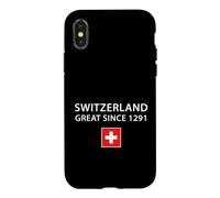 Carcasa para iPhone X/XS Suiza Gran Desde 1291 Orgullo Suizo